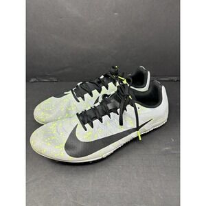 Nike Zoom Rival S 9 Pure Platinum Speckled Men's Size 12 US w/spikes (Missing 1)